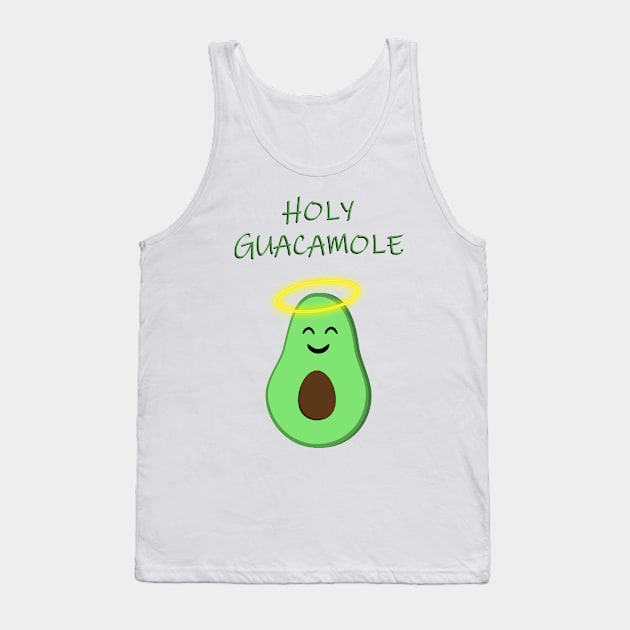 Holy Guacamole cute avocado Tank Top by RandomSorcery